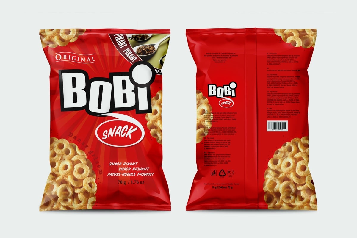 Printdesign und Verpackungsdesign Projekt O2 Projekt Bobi