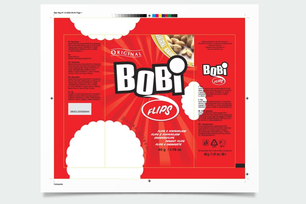 Printdesign und Verpackungsdesign Projekt O2 Projekt Bobi